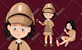draw cute children or kids book illustrations