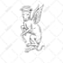 make you a cool engraving style blackwork tattoo design