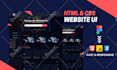 design modern html landing page or website development