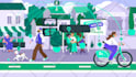 create illustrations for web and motion graphics