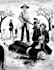 create a black and white pen and ink illustration