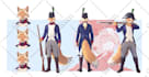 draw character sheet design or reference sheet for you