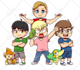 draw cute chibi character art