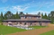 design house exterior model, 3d rendering, walkthrough