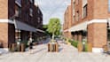 visualize apartment buildings, exterior 3d rendering