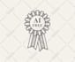 do black and white geometric custom tattoo, monoline logo