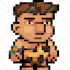 draw pixel art character for you