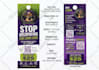 do awesome business event flyer, trifold brochure, door hanger design