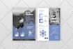 create a minimalist media kit and corporate flyer design