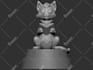 make a 3d character for a game or 3d printing