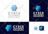 do creative high tech, crypto security and technology logo