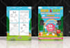create kids coloring book, activity book cover design for amazon kdp