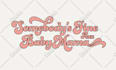do handwritten typography hand lettering retro script font logo