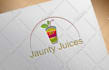 create fruit, juice bar,  pizza, drink, restaurant,  logo