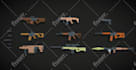 create a stylized 3d game assets and weapons