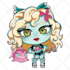 draw cute anime chibi art character design for pfp, sticker