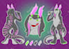 draw a reference sheet for your fursona