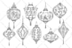 create artistic line art illustration in hand drawn style