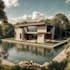 create architecture art images with midjourney ai
