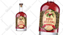 make an original label design for whisky rum gin vodka etc