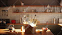model and render a 3d scene in blender 3d