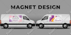 design car magnet, magnetic signs for vehicles, truck