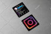 do iphone style business card