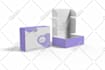 do box design, product packaging design, mailer box, subscription box, with 3d