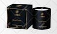 design label and packaging for candle and cosmetics business