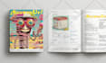 design creative portfolio magazine, travel magazine, fashion magazine template