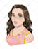 do cartoon or semi realistic half body portraits
