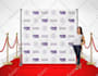 design a step and repeat, expo, red carpet sponsors event backdrop
