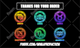 design unique custom text emotes for twitch, kick, youtube