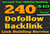 60 high authority link building, SEO backlinks