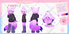 draw a reference sheet for your furry or character vtuber
