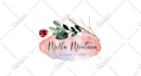 do feminine signature hand drawn watercolor logo design