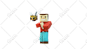 create a 3d render of your minecraft skin