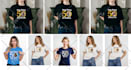 do vintage t shirt design, badge and logo vector t shirt design