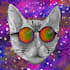 create a hand drawn psychedelic and trippy art