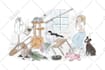 create a custom hand drawn illustration