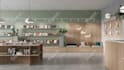 create minimalist interior design, photorealistic visualization for area 5 m2