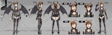 draw character design sheet anime professional