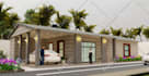 develop 3d sketchup models and ultramodern rendering of exterior villa