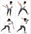 draw exercise, workout, yoga, medical, pose or etc manual guide illustrations
