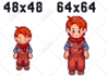 create vibrant and charming pixel art for you