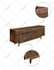 create hand drawn furniture sketch, design concept illustration