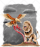 create illustration for t shirt design, sticker, etc