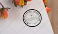 design 3d circle stamp badge logo