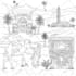 do hand drawn sketch and line art architectural illustrations
