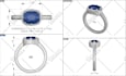 create jewelry cad design for 3d printing and rendering